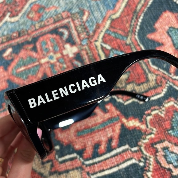 NWOT Balenciaga Cat Eye Sunglasses in Black main image 9